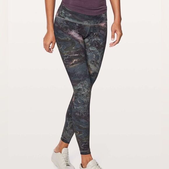 Lululemon sz 10 Wunder Under Low-Rise Tight Full-On Luxtreme 28" Radiant Multi - Picture 1 of 14